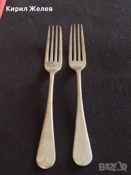 Две стари вилици с маркировка PLATINUM PLATE  стилни за КОЛЕКЦИЯ ДЕКОРАЦИЯ 31955, снимка 1