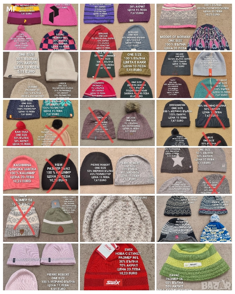 ВЪЛНЕНИ ШАПКИ , снимка 1