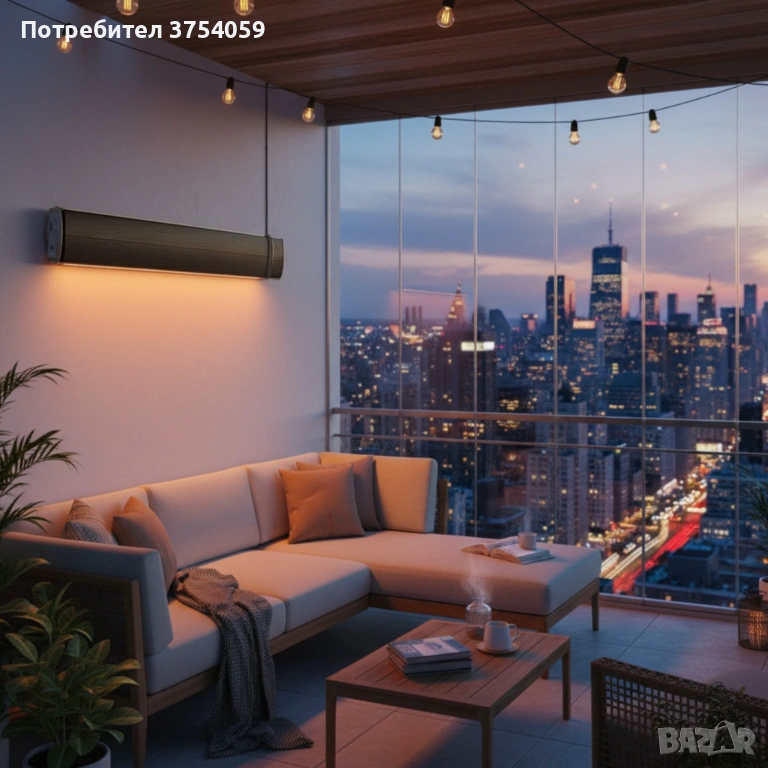 Отоплител Cityline Heatbar – комфорт у дома и навън, снимка 1