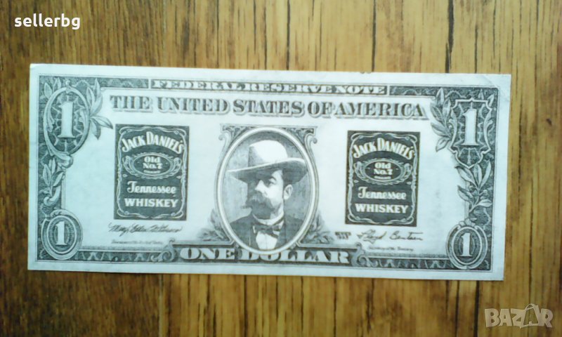 Банкнота с Jack Daniels - Jennessee Whiskey, снимка 1
