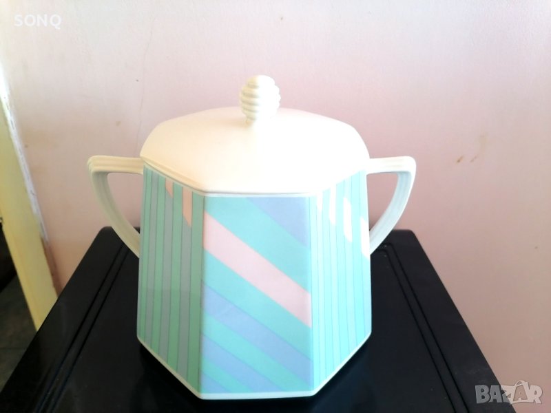 Прекрасен Голям Порцеланов Стар Немски Съд, снимка 1