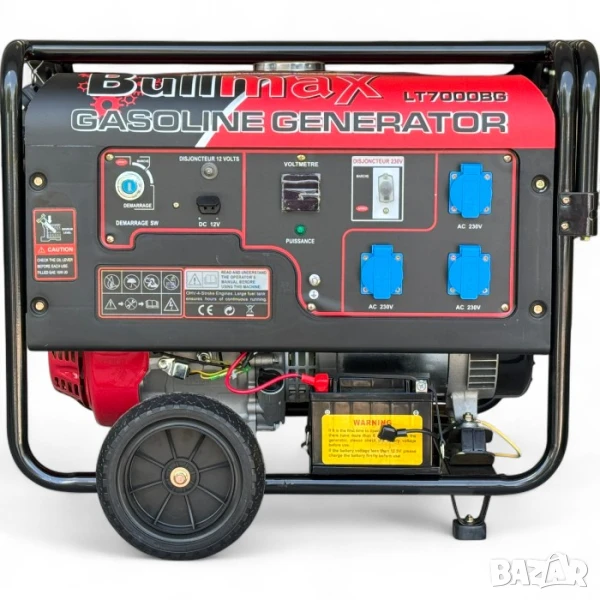 7.0 KW Генератор за ток монофазен с дисплей с ел. старт - 16 Hp, снимка 1