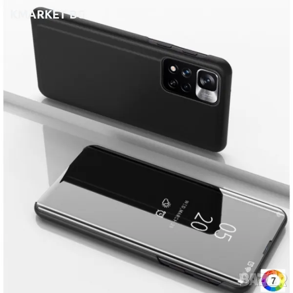 Xiaomi Redmi Note 11/Poco M4 Pro 5G Window Калъф и Протектор, снимка 1