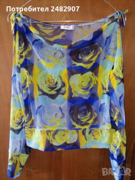 Ефектна дамска блуза - тюл, снимка 1