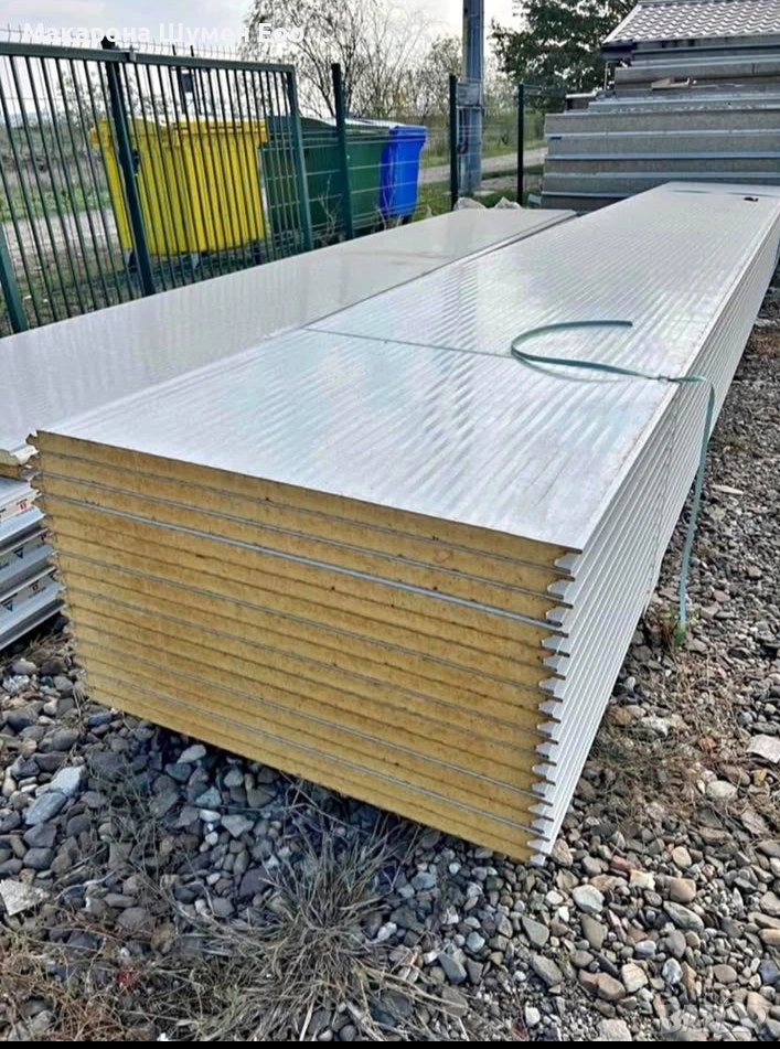 Стенен бял термопанел 40мм дебелина скрит монтаж, снимка 1