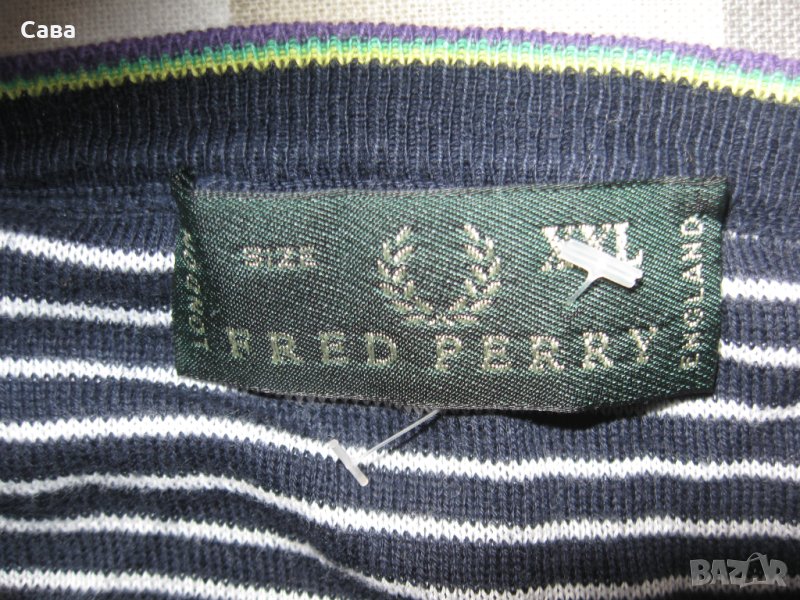 Пуловер FRED PERRY  мъжки,Л, снимка 1