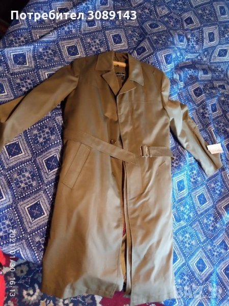 НОВИ БЪЛГАРСКИ мъжки шлифери "Рила" з-д България (Пловдив), снимка 1