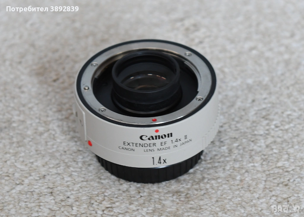 Продавам Canon 1.4x II конвертор, снимка 1