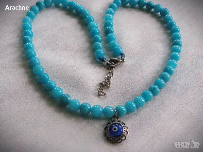 Колие от Ейлатски камък-символът на Юдея, снимка 1