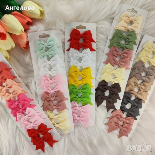 Комплект фиби за коса с панделка, снимка 1