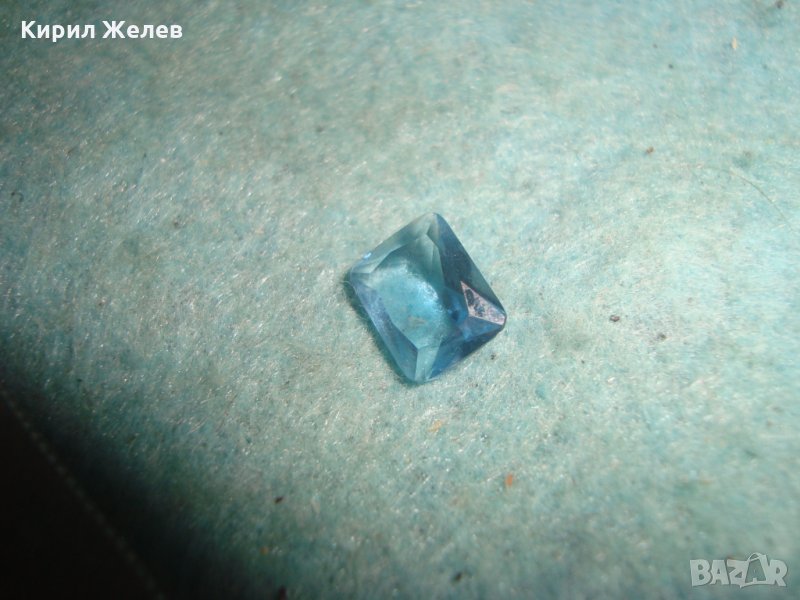 ЮВЕЛИРНО ФАСЕТИРАН САПФИР СКЪПОЦЕНЕН КАМЪК 25887, снимка 1