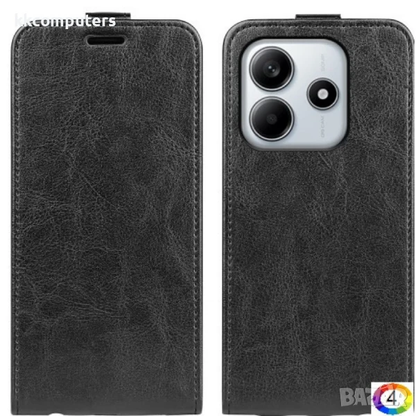 Xiaomi Redmi Note 14 4G Flip2 Кожен Калъф и Скрийн Протектор, снимка 1