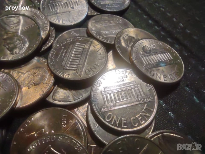 100 бр. Американски монети от 1 цент 50% намаление, снимка 1
