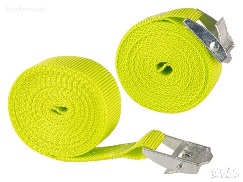 2 Броя колани за товар притягане 1.5м товароносимост 250кг Carmotion, снимка 1