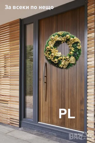 Голям коледен венец 32см, снимка 1