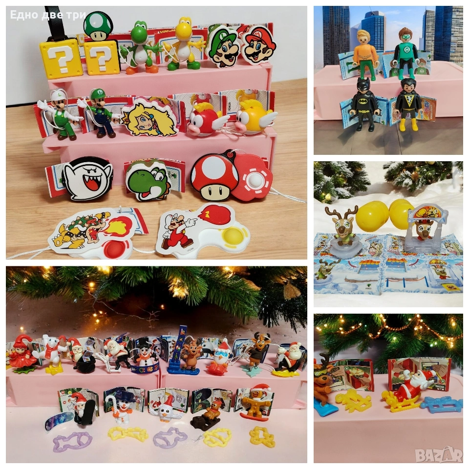 Kinder surprise Christmas, DC Playmobil, Kinder Joy Super Mario, снимка 1