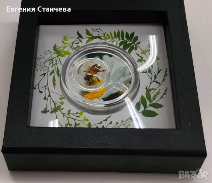 инвестиционна монета пчела сребро сребърна монета, снимка 1
