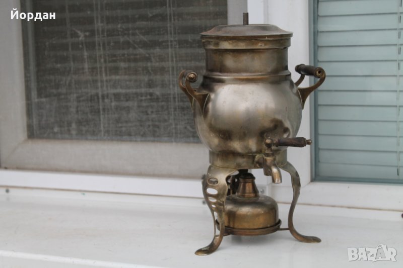 Самовар със спиртник , снимка 1