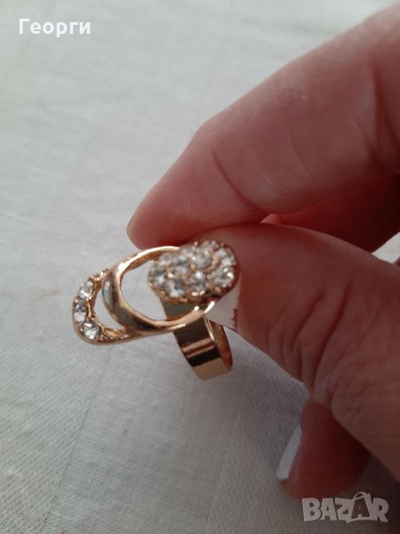 Дамски пръстен с регулиращ механизъм, снимка 1