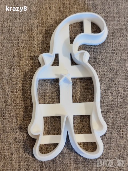 Пластмасова форма за бисквитки с формата на котка, снимка 1