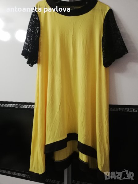 жълта макси туника , снимка 1