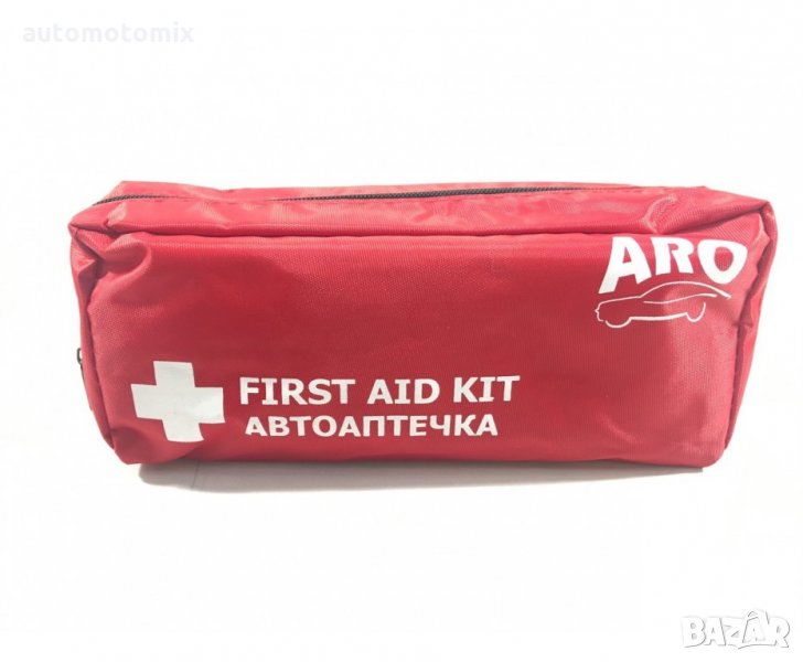 Автоаптечка ЕКО, водоустойчива чанта, червен, снимка 1