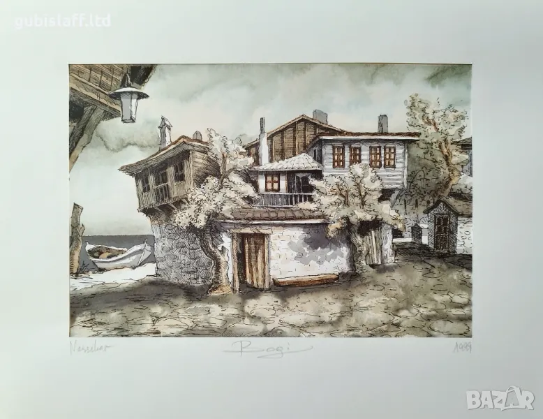 Картина "Несебър", 1999 г., снимка 1