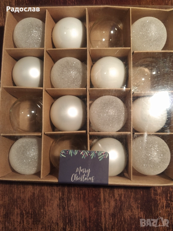 комплект коледни топки за елха, снимка 1