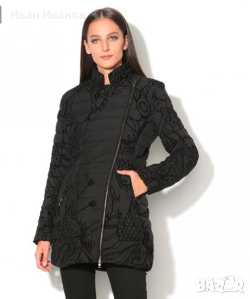 DESIGUAL Подплатено  яке Osamim с абстрактен десен размер S, снимка 1