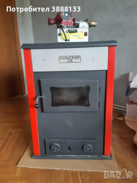 камина на твърдо гориво ЕКВАТОР 3 А, снимка 1