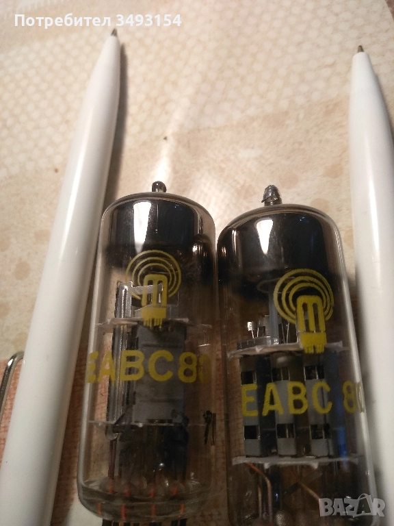 Радиолампа EABC80, снимка 1
