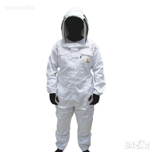 Гащеризон пчеларски СЕРИЯ ЛУКС със защитна маска тип скафандър, снимка 1