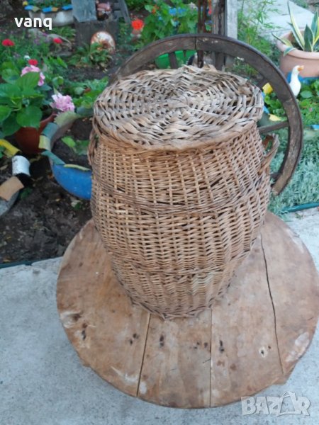 Кош за пране от ракита, снимка 1