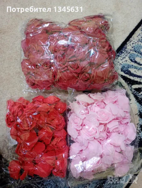 Рози от фоам 7см , снимка 1