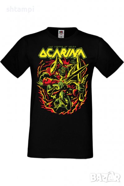 Мъжка тениска Nintendo Legend of Zelda Ocarina of Time,Игра,Гейм,Геймър,Подарък,Изненада,Повод,, снимка 1