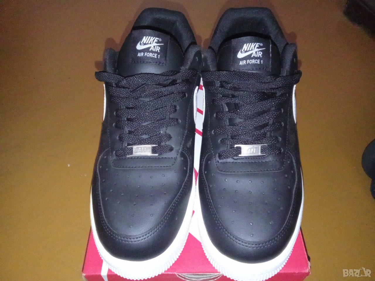 Мъжки кецове черни Nike Air Force 1 , снимка 1