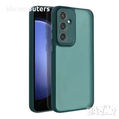 Калъф силикон прозрачен мат Variete / Зелен / за Samsung S25 Ultra Баркод : 3131679, снимка 1