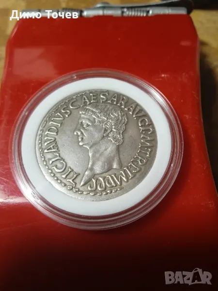 Монета древен Рим Клавдий Сестерция, снимка 1