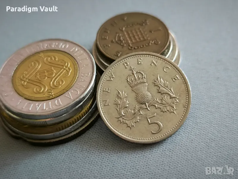 Монета - Великобритания - 5 пенса | 1980г., снимка 1