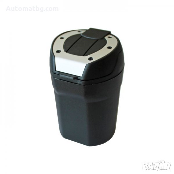 Пепелник за кола Automat, 107/63 мм., черен, снимка 1