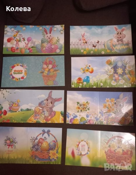 Диамантени картички за лепене с камъчета. , снимка 1