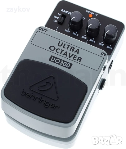 Behringer UO300 Ultra Octaver китарен педал с 3 режима на октавен превключвател