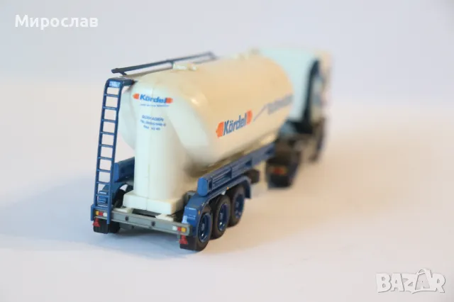 ALBEDO H0 1/87 RENAULT MAGNUМ ЦИМЕНОВОЗ КАМИОН МОДЕЛ ТИР, снимка 7 - Колекции - 50124611