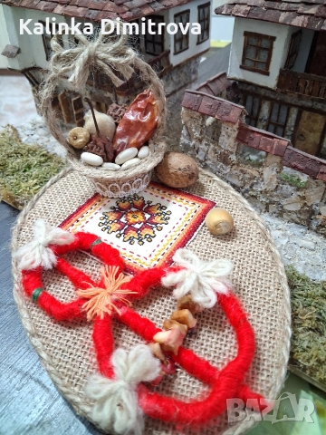 Коледна декорация-ръчна изработка.