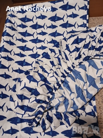 Чаршаф с ластик и долен чаршаф или горен