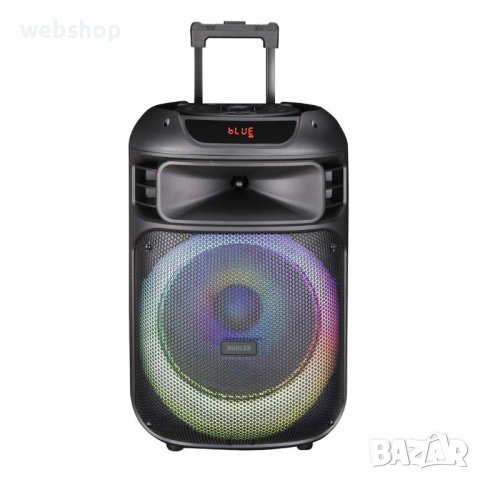 Мощна Активна Караоке Тонколона с 15 инча Говорител и Безжичен Микрофон