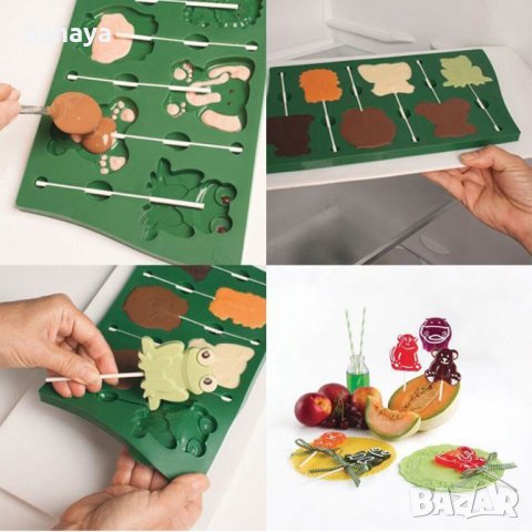 2049 Силиконова форма за близалки животинки, 6 гнезда, снимка 8 - Форми - 32568921