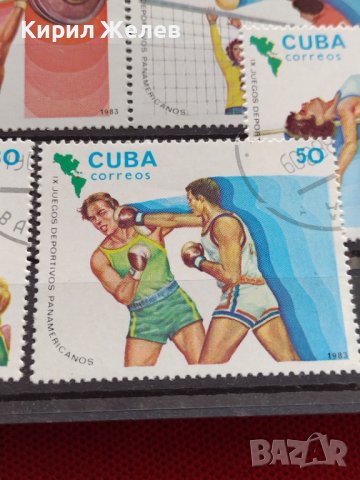 Пощенски марки чиста комплектна серия Спорт Панамерикански игри 1983г. Пощта Куба- 22530, снимка 3 - Филателия - 36662793