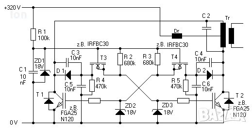 FGA25N120ANTD IGBT+Di, 1200V, 50A, 312W, TO-3P - транзистор за индукционни котлони, снимка 4 - Ремонт на друга електроника - 50279599