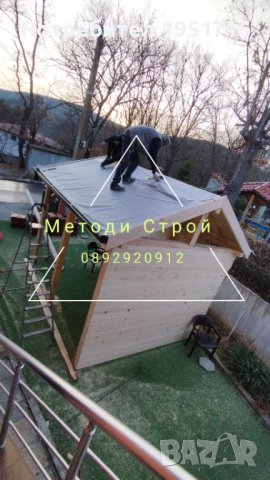 Изграждане на дървени навеси , снимка 14 - Ремонти на покриви - 43871120